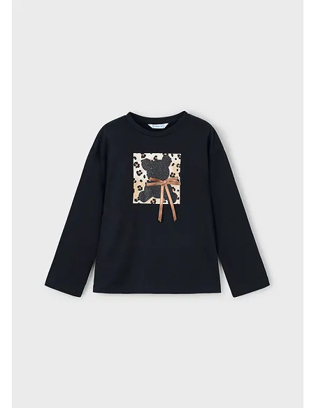 Camiseta m/l - Negro    | MAYORAL