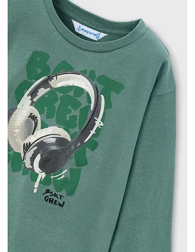 Camiseta m/l cascos - Abeto    | MAYORAL