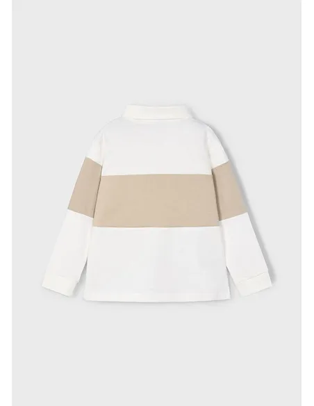 Polo m/l color block - Nata    | MAYORAL