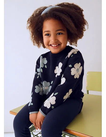 Jersey jacquard - Petroleo  | MAYORAL