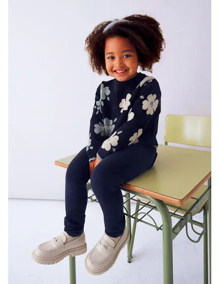 Jersey jacquard - Petroleo  | MAYORAL