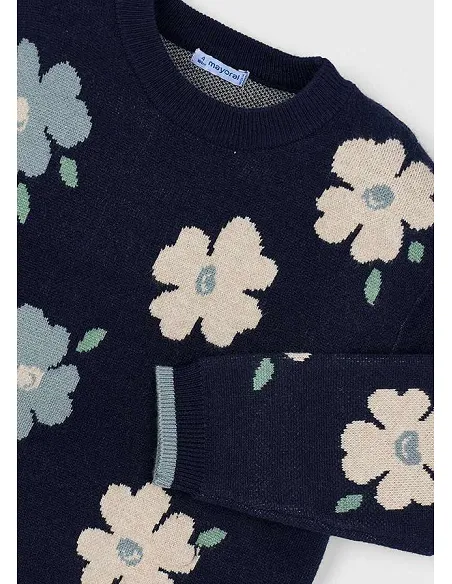 Jersey jacquard - Petroleo  | MAYORAL