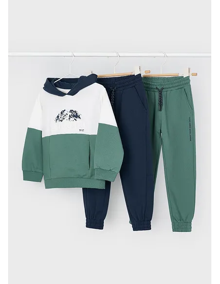 Chandal pullover 2 pantalones - Abeto    | MAYORAL