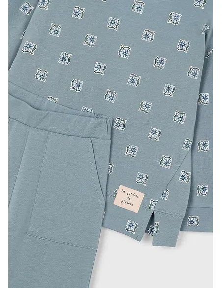 Chandal estampado - Salvia   | MAYORAL