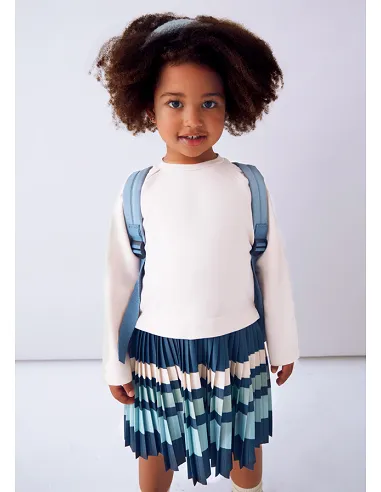 Vestido combinado rayas - Arena    | MAYORAL