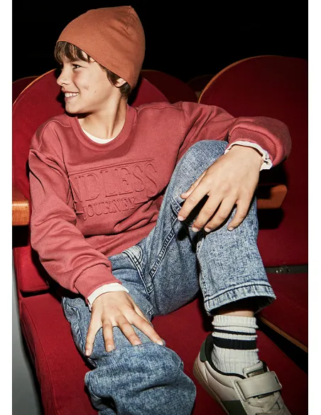 Pullover embossed sin capucha - Baya    | MAYORAL