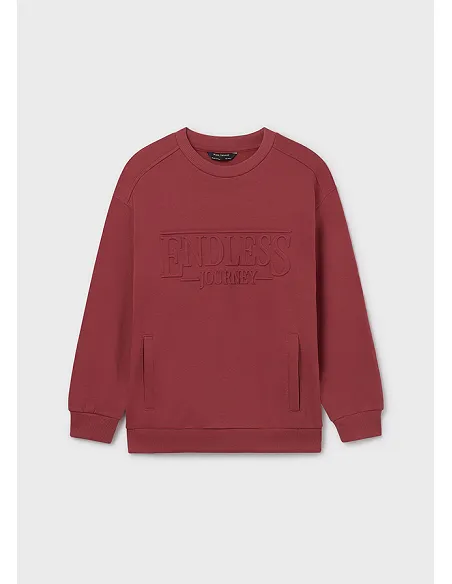 Pullover embossed sin capucha - Baya    | MAYORAL