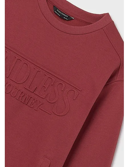 Pullover embossed sin capucha - Baya    | MAYORAL