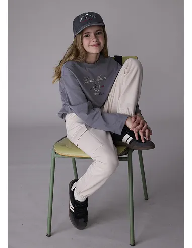 Pantalon largo jogger cargo - Arena    | MAYORAL