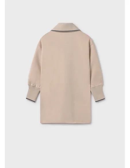 Vestido felpa cremallera - Arena    | MAYORAL