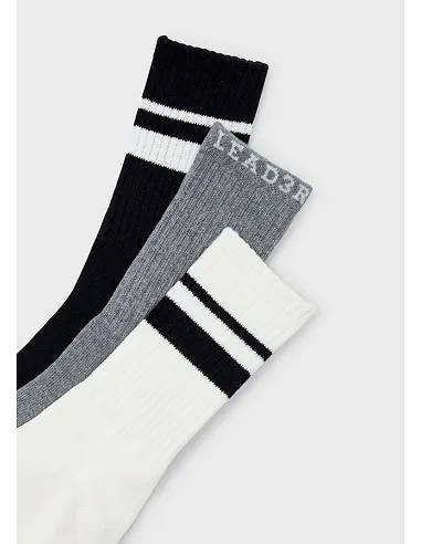 Set 3 calcetines largos - Negro    | MAYORAL