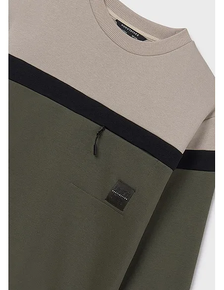 Pullover blocking - Oliva    | MAYORAL