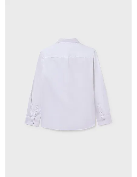 Camisa m/l basica - Blanco   | MAYORAL