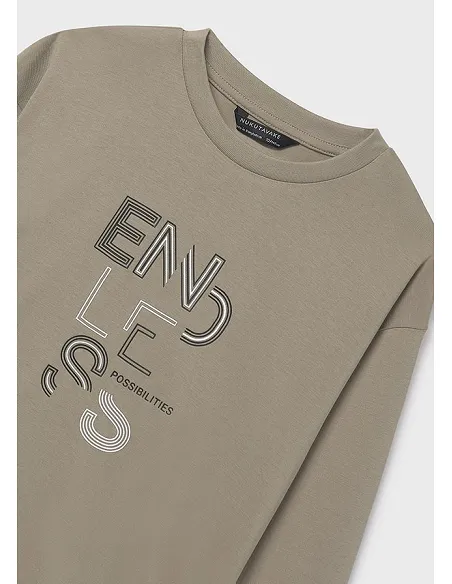 Camiseta m/l basica - Caliza   | MAYORAL