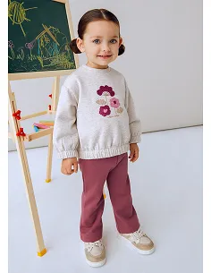 Conj. leggings pullover - Rosado    