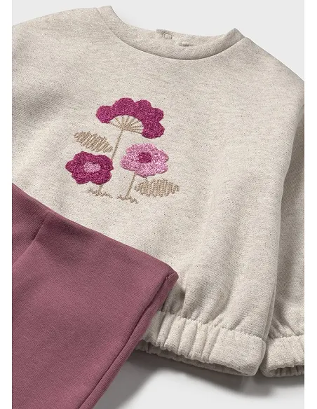 Conj. leggings pullover - Rosado    