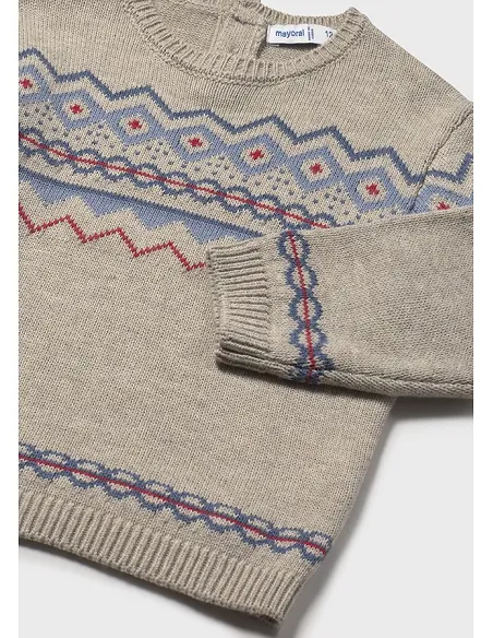 Jersey jacquard - Chai vig  