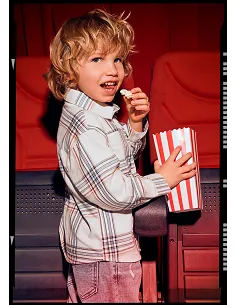 Camisa m/l cuadros - Cereal    