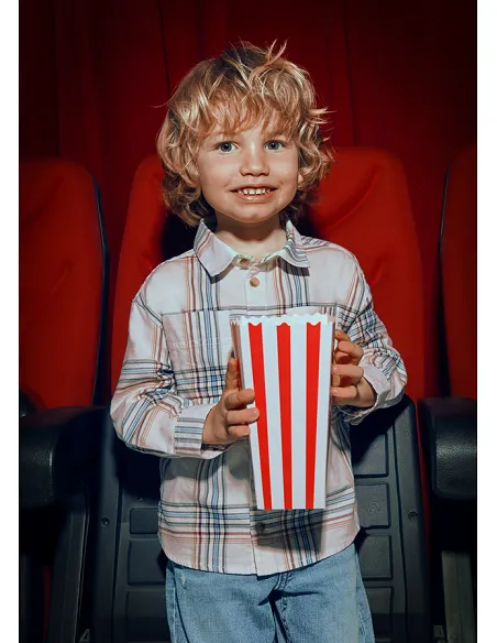 Camisa m/l cuadros - Cereal    