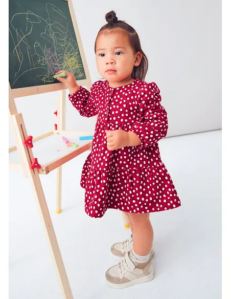 Vestido punto estructura - Rojo      