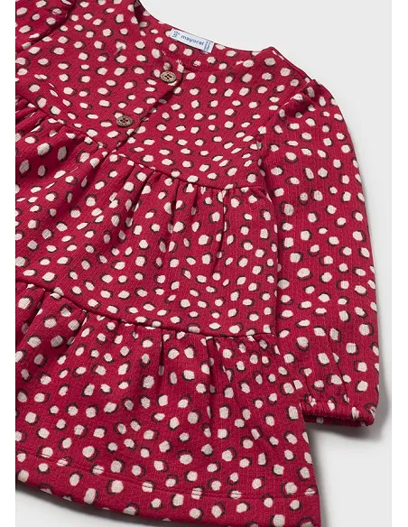 Vestido punto estructura - Rojo      