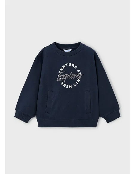 Pullover bordado - Marino    