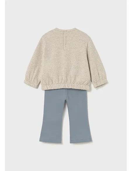 Conj. leggings pullover - Blue bell 