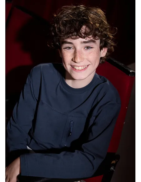 Camiseta m/l bolsillo - Marino    