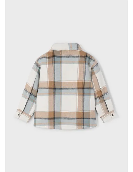 Cazadora cuadros - Caramelo  