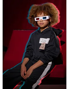 Chandal bandas - Negro     