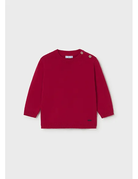 Jersey c/redondo basico - Rojo      