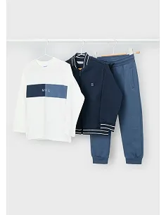 Chandal bomber camiseta - Marino    