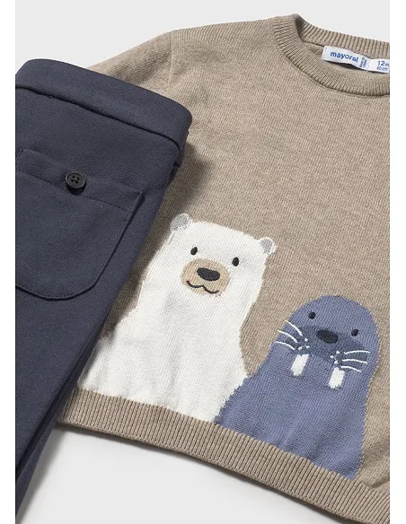 Conj. pantalon largo y jersey - Noche     