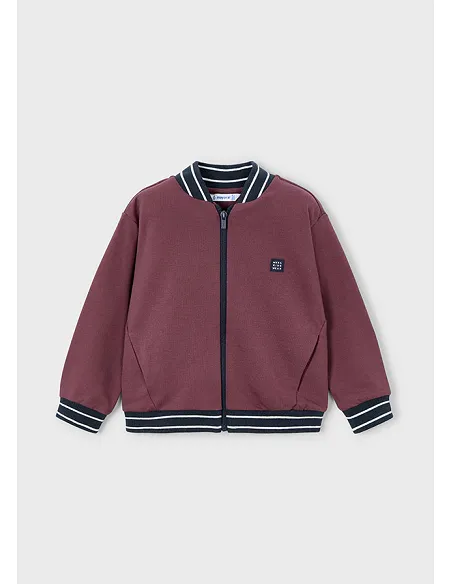 Chandal bomber camiseta - Ciruela   