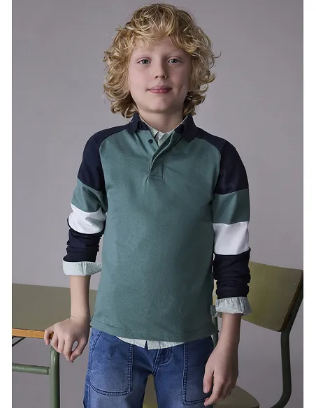 Polo m/l bandas - Pino    | MAYORAL