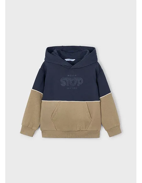 Pullover color block - Marino    