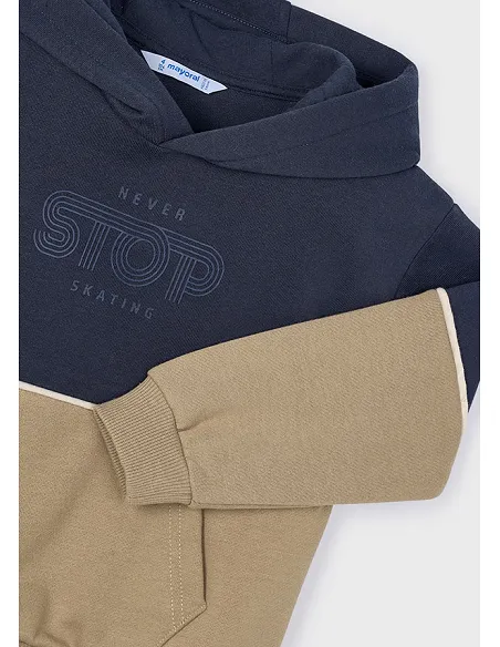 Pullover color block - Marino    