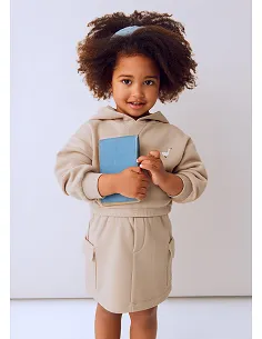 Conj. falda cargo - Avellana  