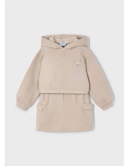 Conj. falda cargo - Avellana  