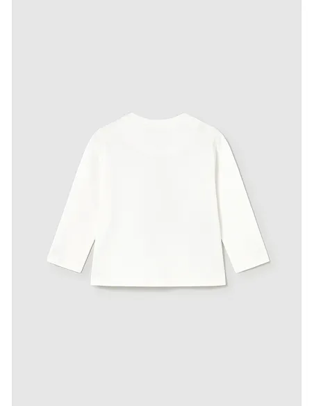 Camiseta m/l motorista - Nata      