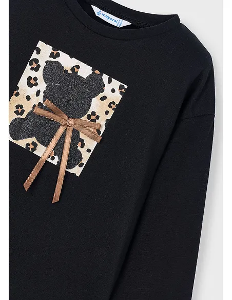 Camiseta m/l - Negro    | MAYORAL