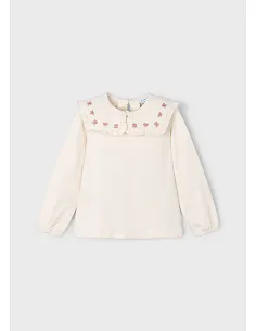 Blusa punto cuello volantes - Macchiato 