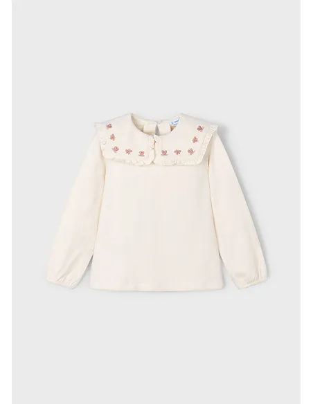 Blusa punto cuello volantes - Macchiato 