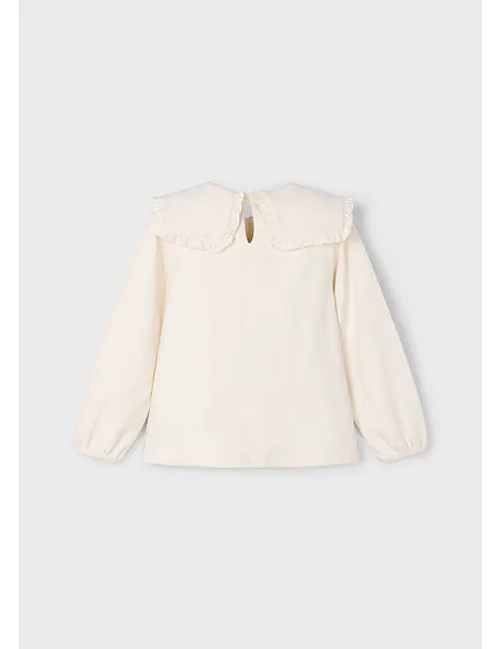 Blusa punto cuello volantes - Macchiato 