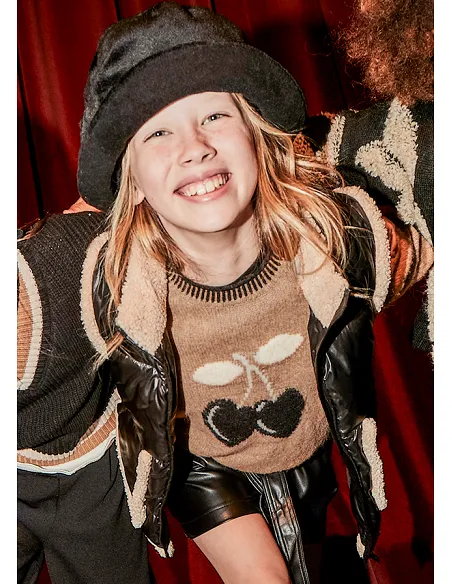 Jersey jacquard - Camel     