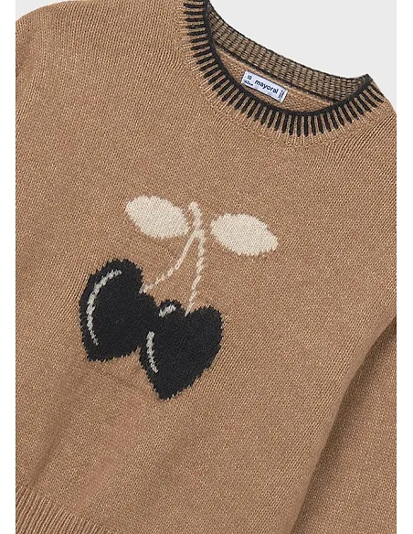 Jersey jacquard - Camel     