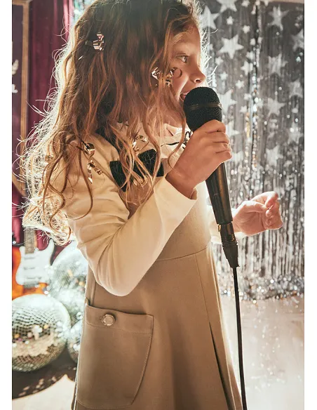 Vestido pichi cisne - Madera    