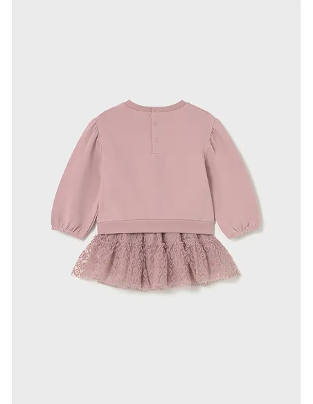 Conj. falda tul - Cuarzo    