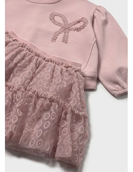 Conj. falda tul - Cuarzo    