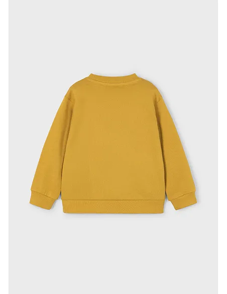 Pullover bordado - Mostaza   